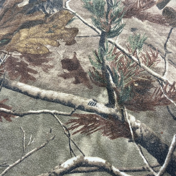Realtree Camo Shirt Mens 2XL Short Sleeve Hunting Camouflage Woodland Woods Deer - Picture 3 of 8
